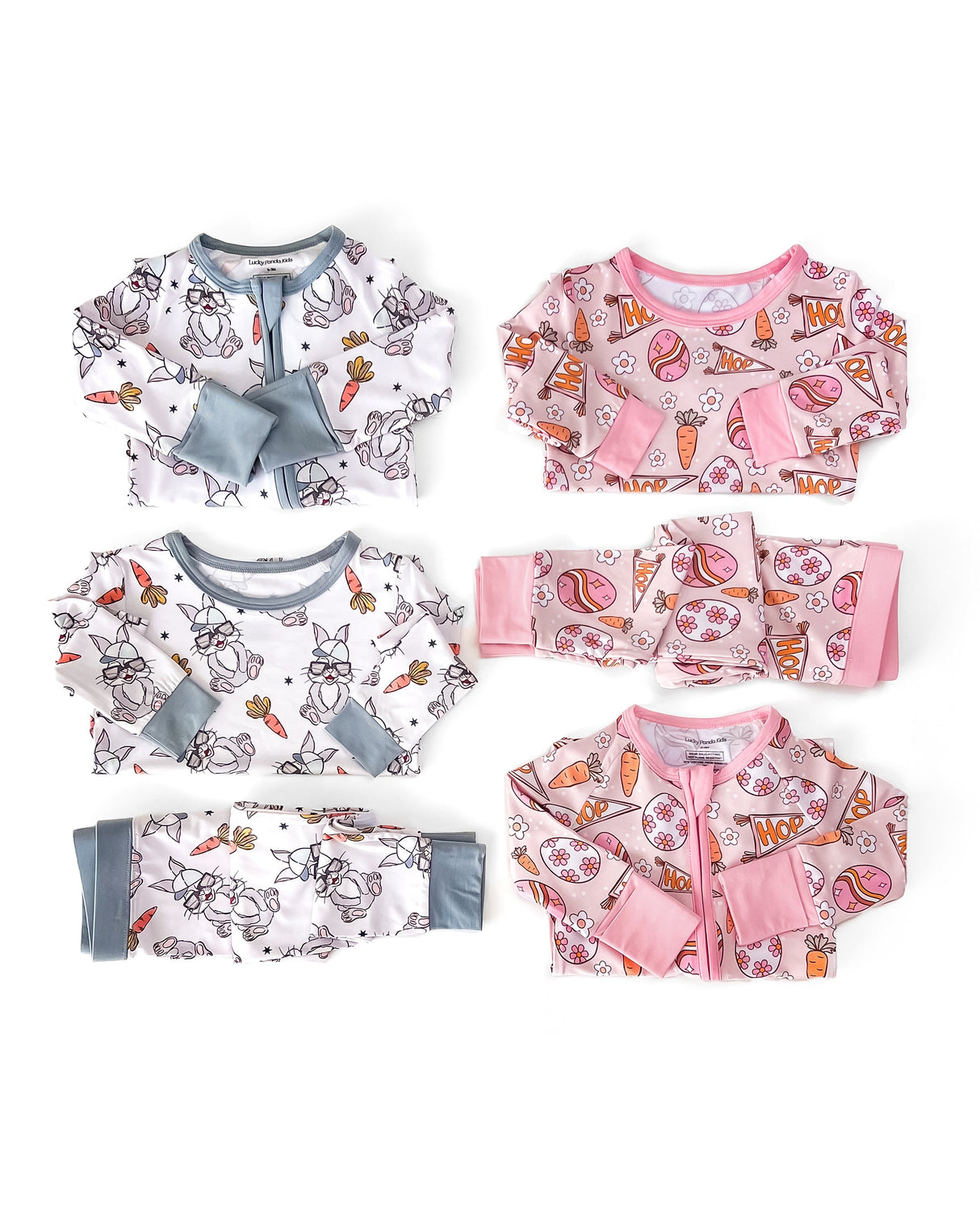 Bamboo Two Piece Set | Easter Hop - HoneyBug