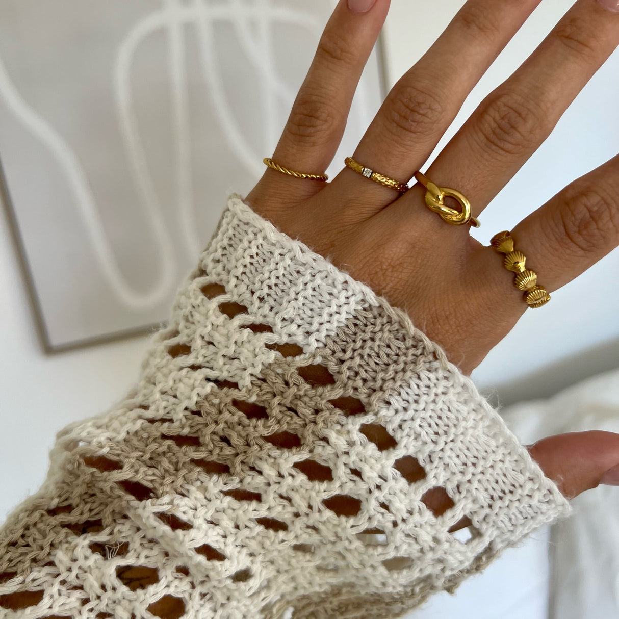 Kai Knotted Ring - HoneyBug