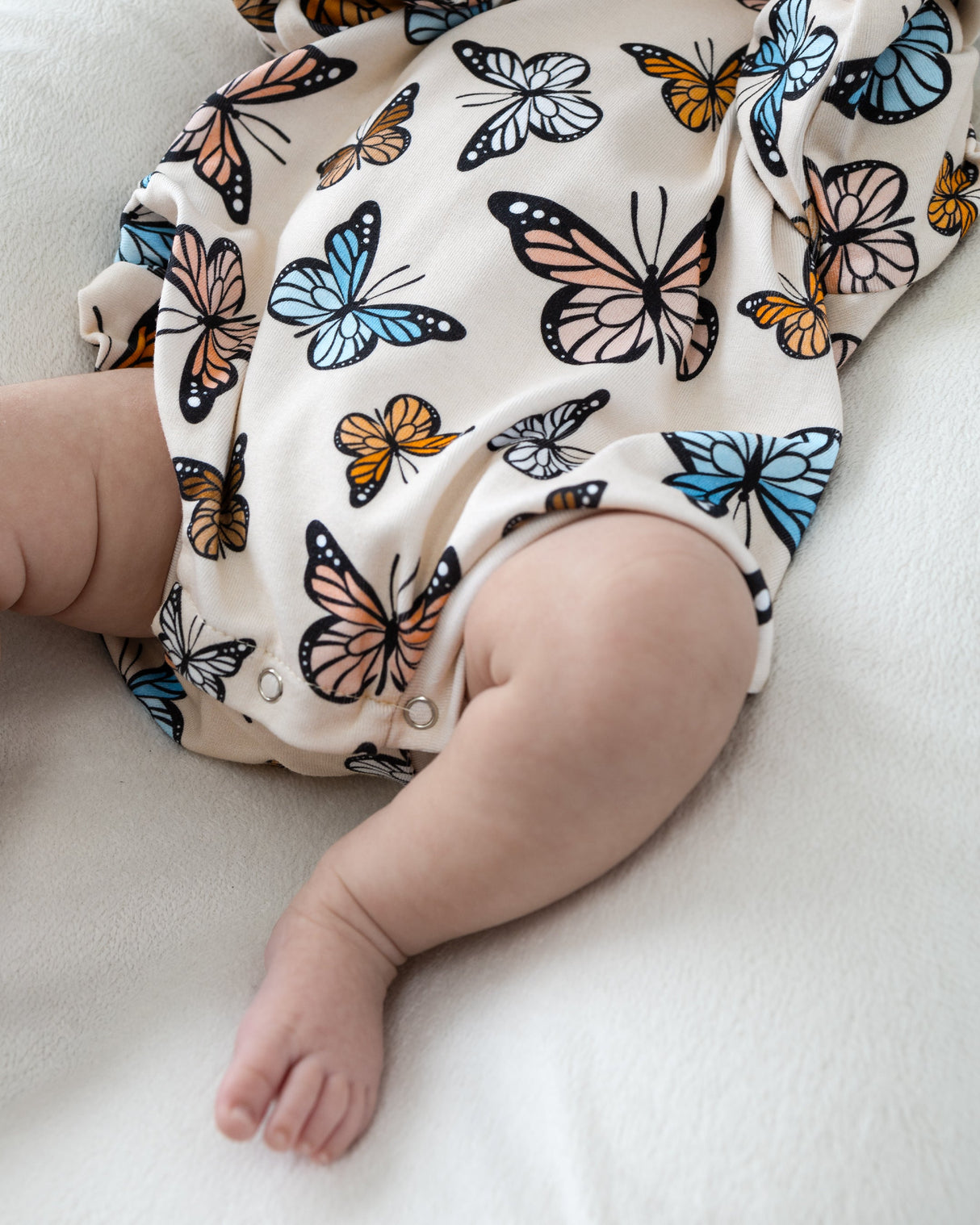 Bubble Romper | Butterflies - HoneyBug