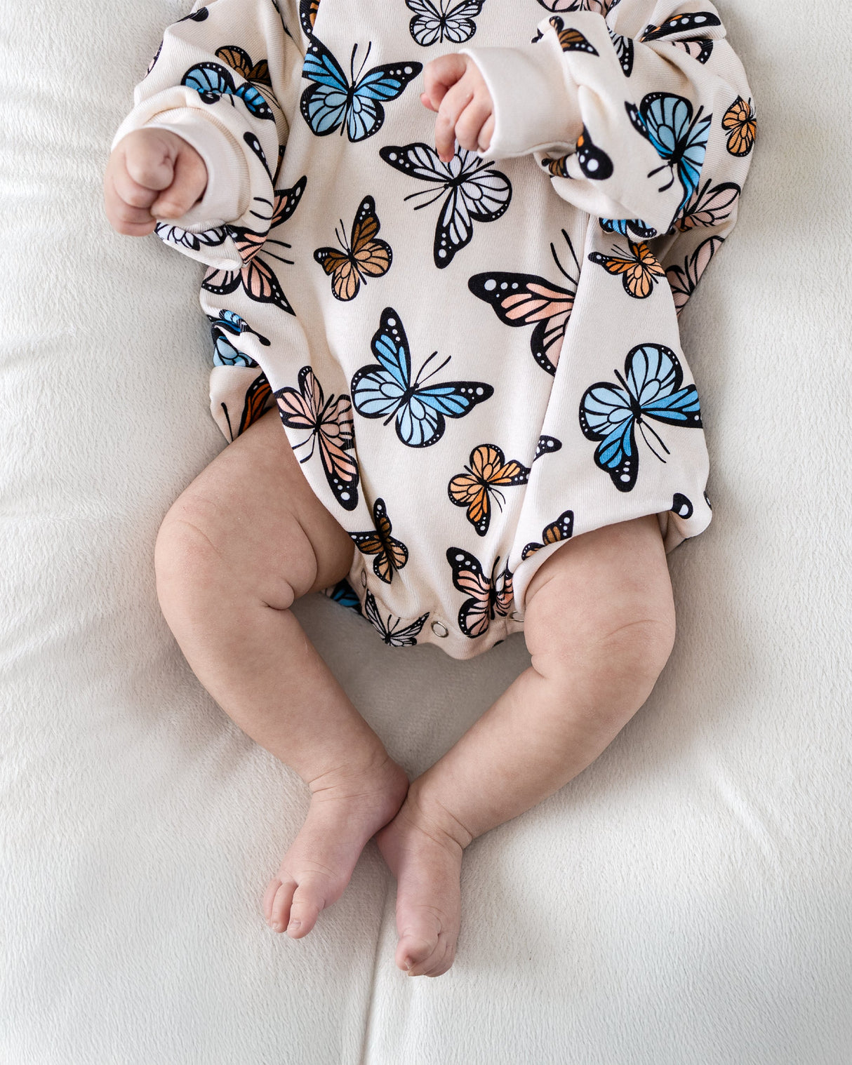 Bubble Romper | Butterflies - HoneyBug