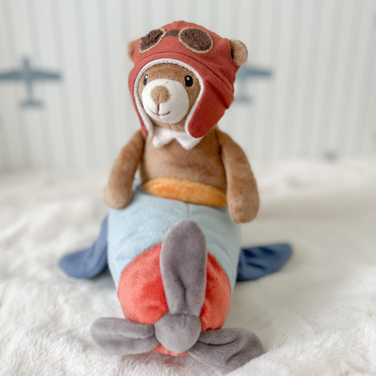 Pilot Bear and Plane - HoneyBug