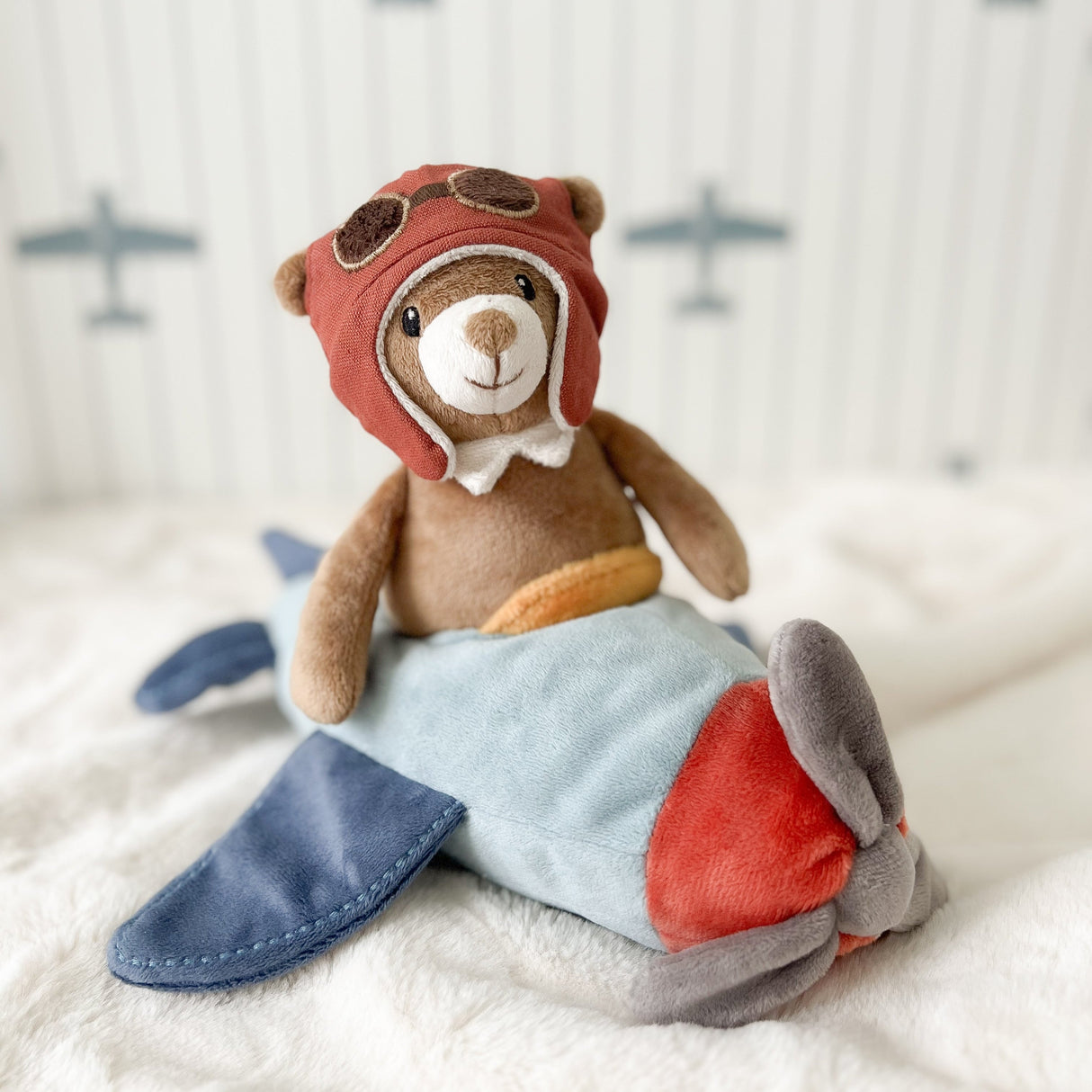 Pilot Bear and Plane - HoneyBug