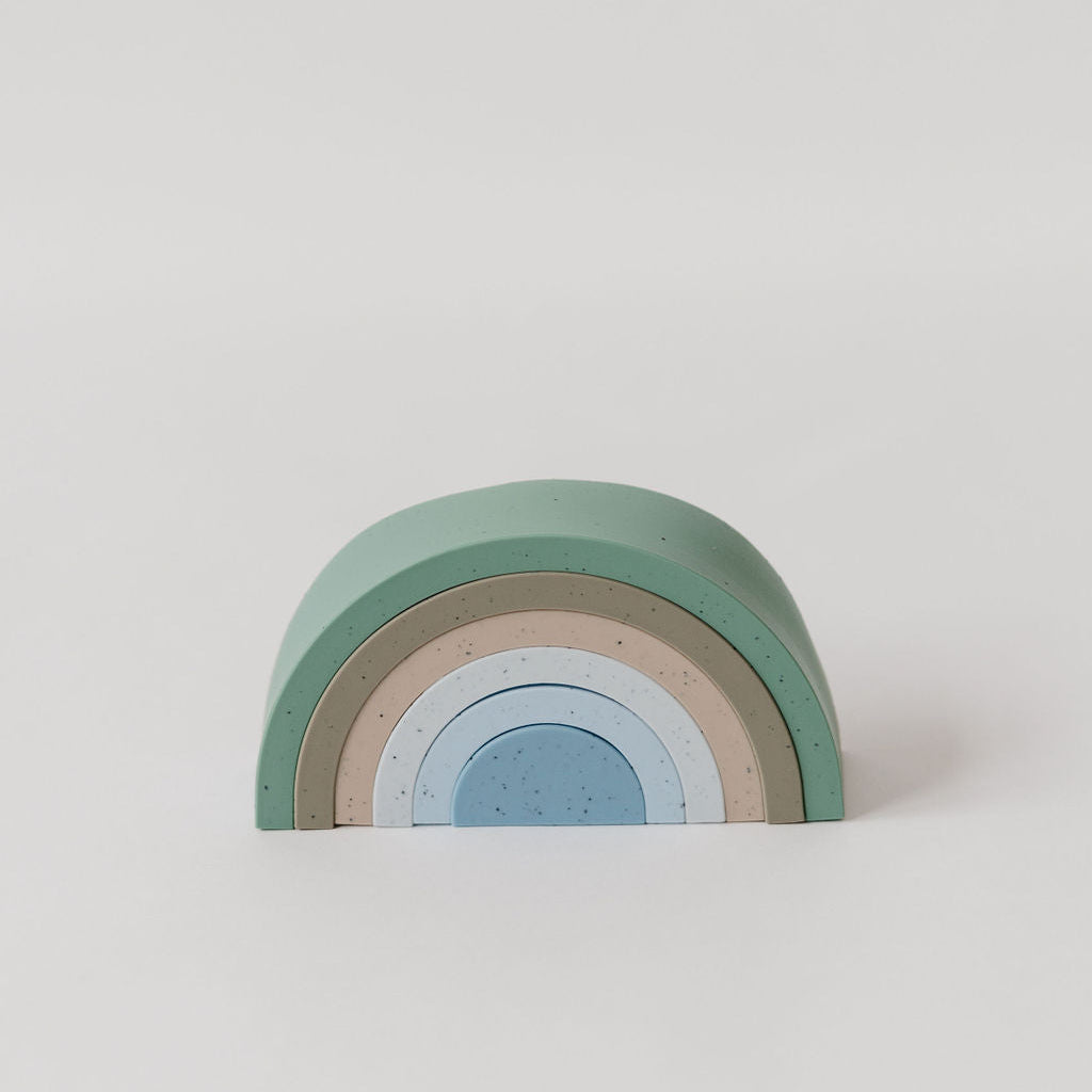 Silicone Stacking Rainbow
