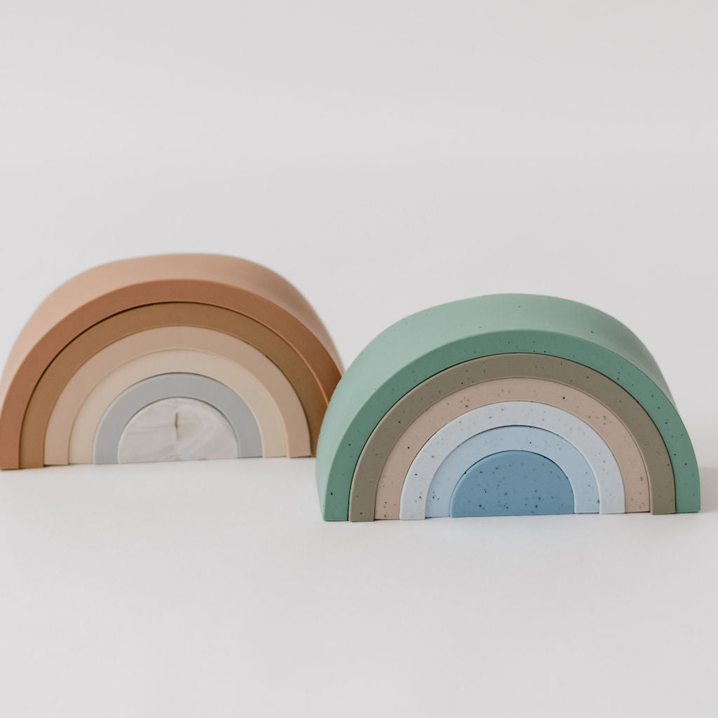 Silicone Stacking Rainbow