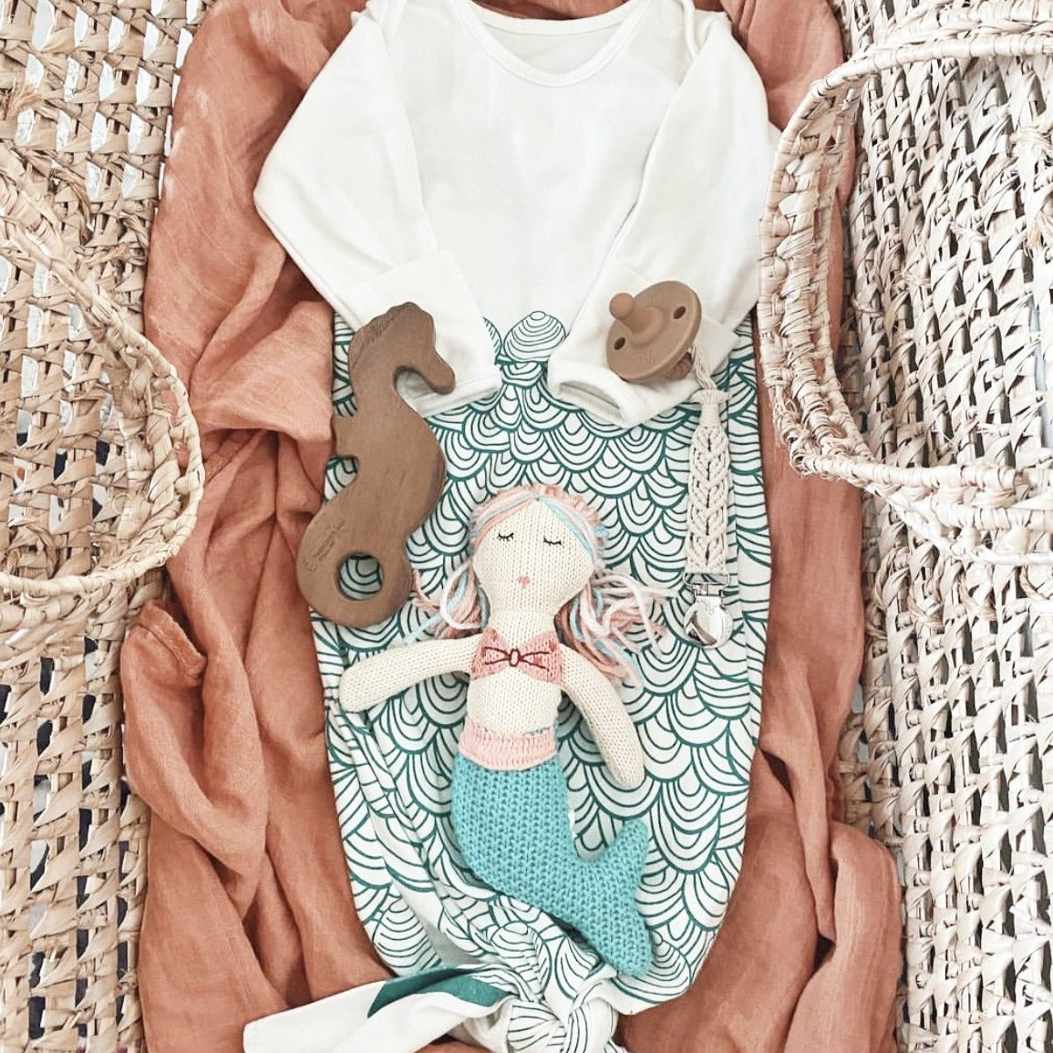 Mia Mermaid Baby Rattle - HoneyBug