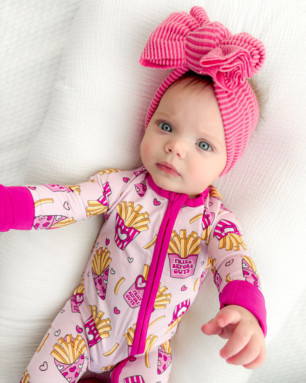 Bamboo Zip Romper | Fries Before Guys - HoneyBug