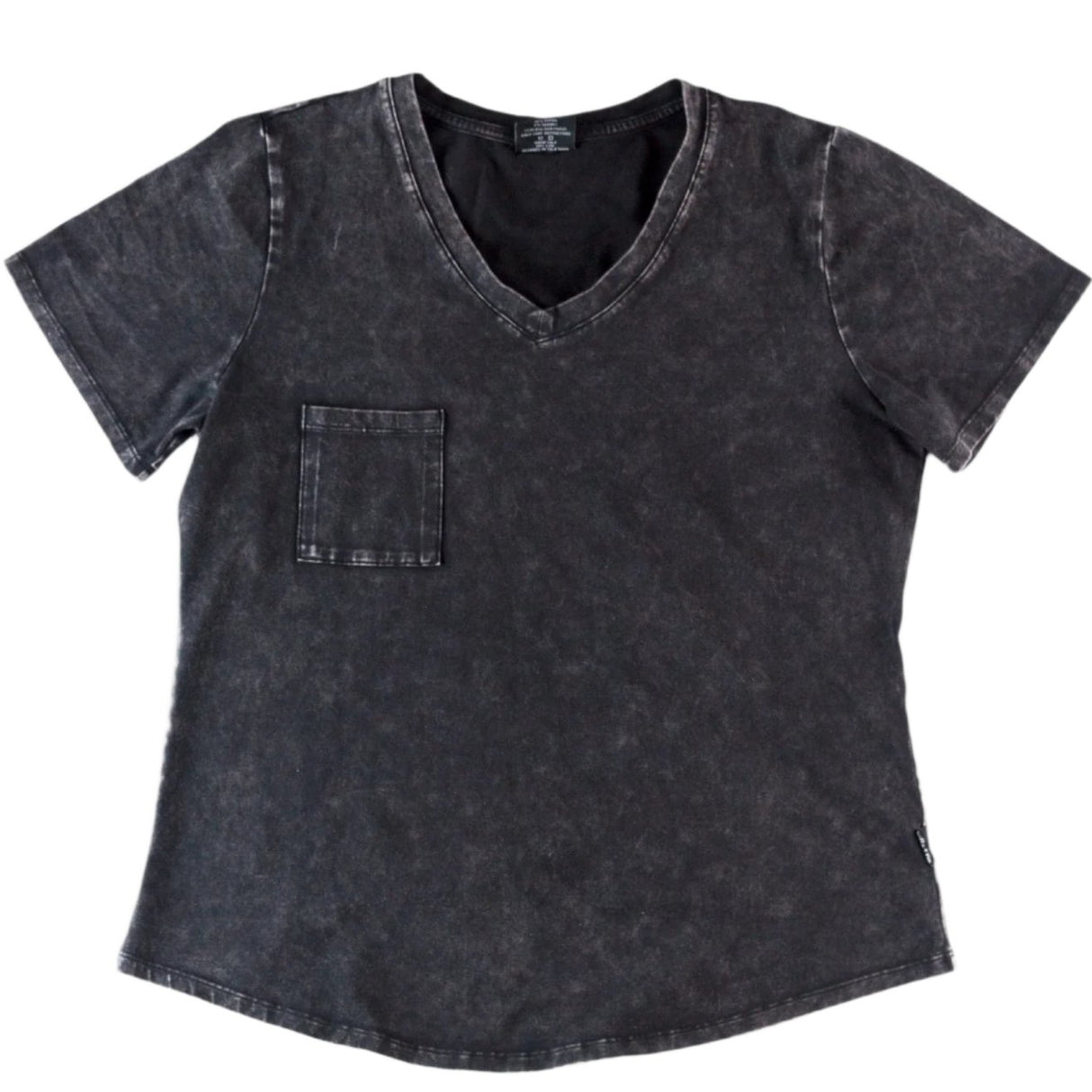 MAMA V-NECK- Midnight Snow Wash - HoneyBug