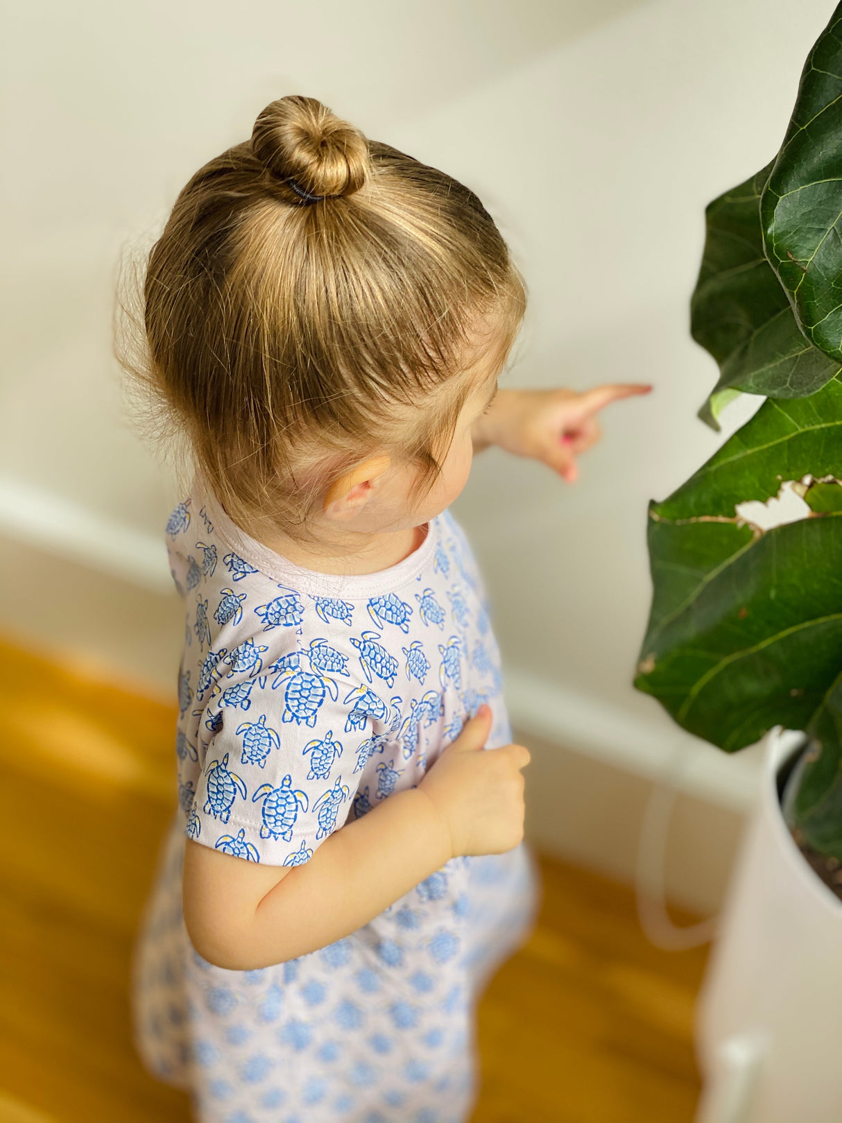 Pink Sea Turtle Swing Dress - HoneyBug