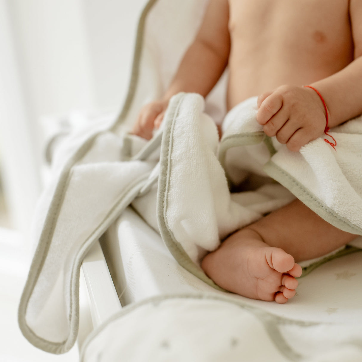 3 Pack Washcloth Set - Sage Pear - HoneyBug