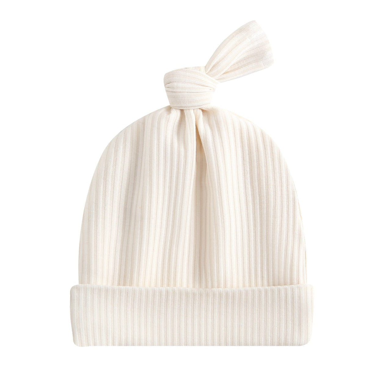 Oatmeal Ribbed Baby Beanie Hat