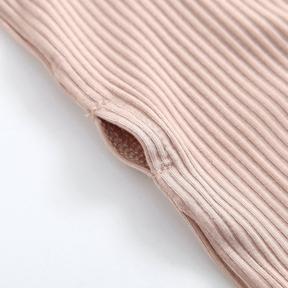 Maple Ribbed Zippered Baby Romper