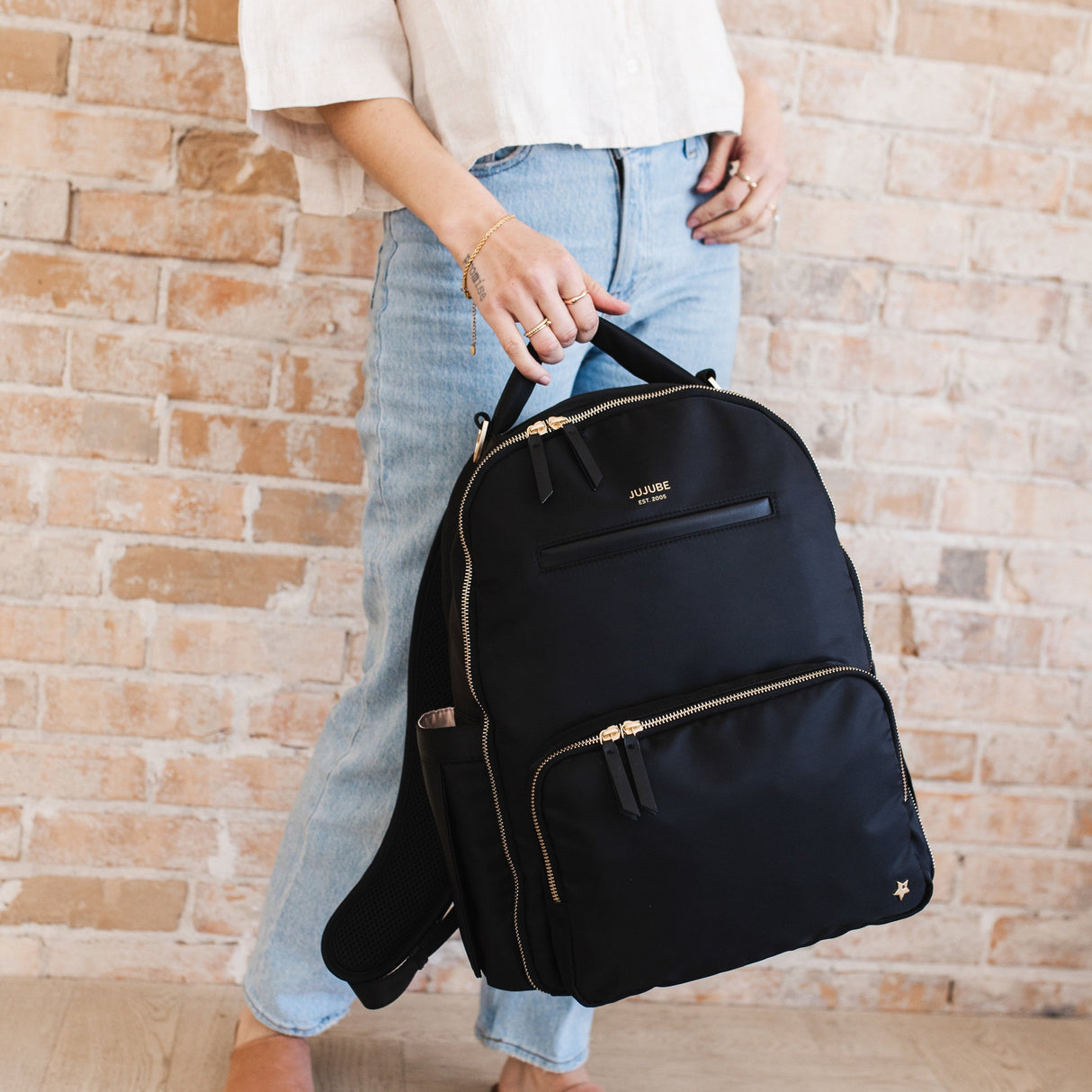 Classic Backpack Black - HoneyBug