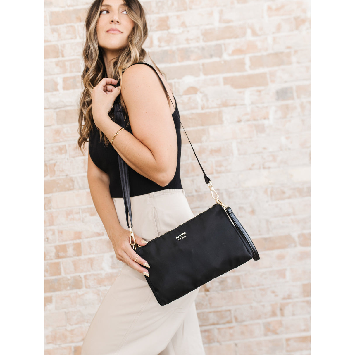 3-piece Pouch Set Black - HoneyBug