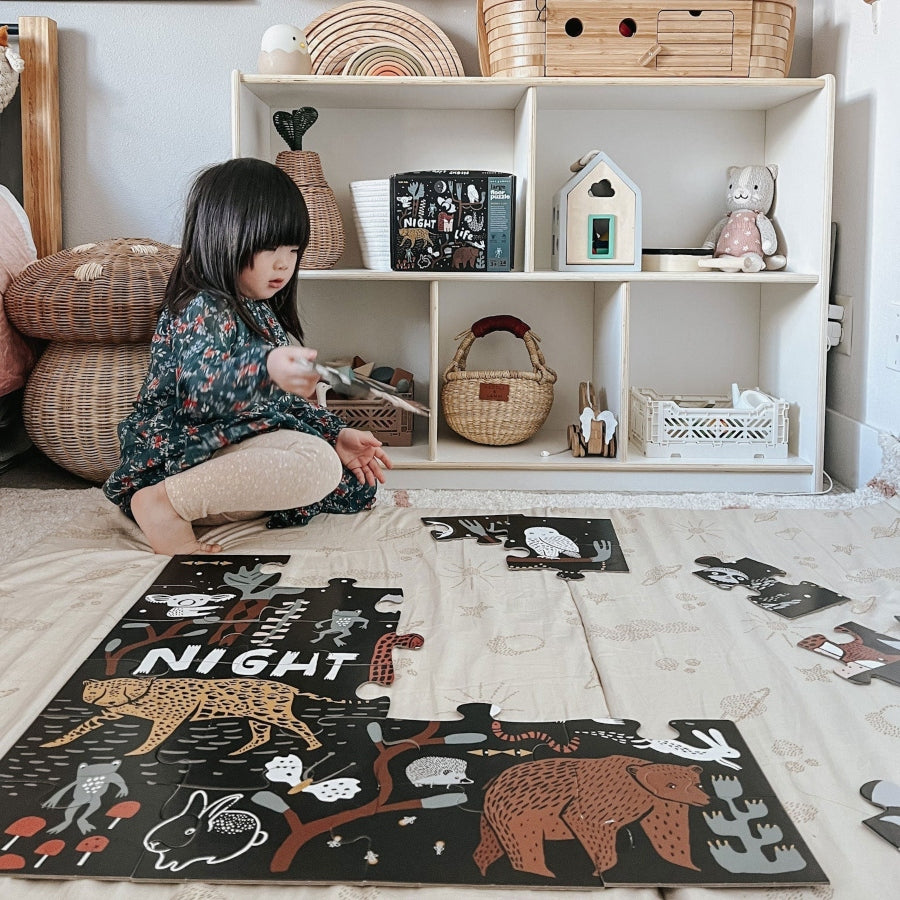 Night Life Floor Puzzle - HoneyBug