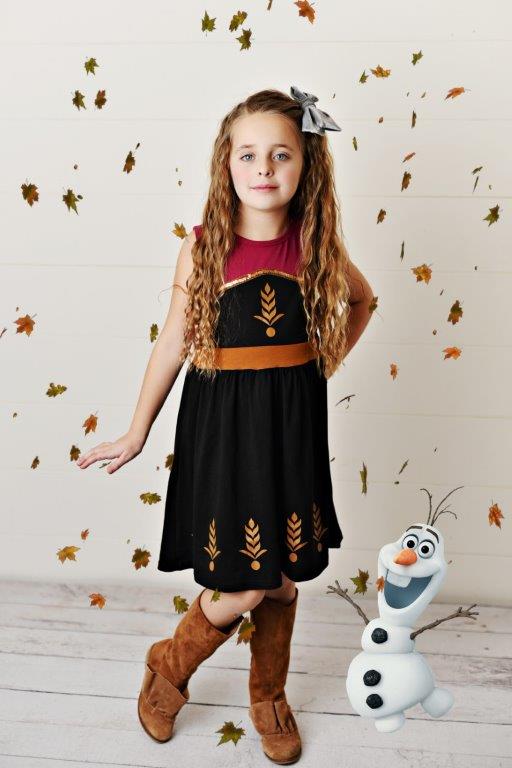 Magenta Sister Ice Princess Dress - HoneyBug