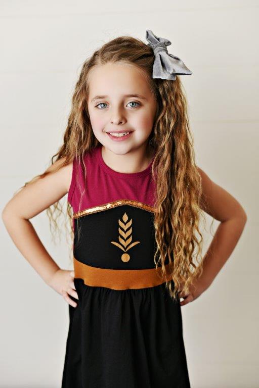 Magenta Sister Ice Princess Dress - HoneyBug