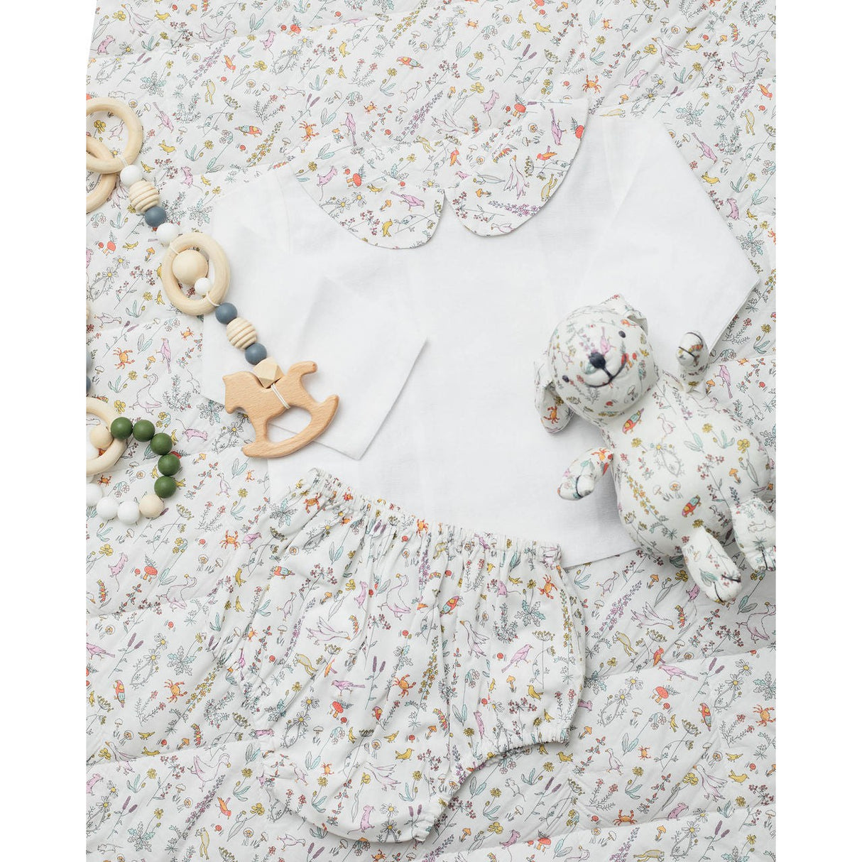 Double button blouse | Liberty 'Theo' - HoneyBug