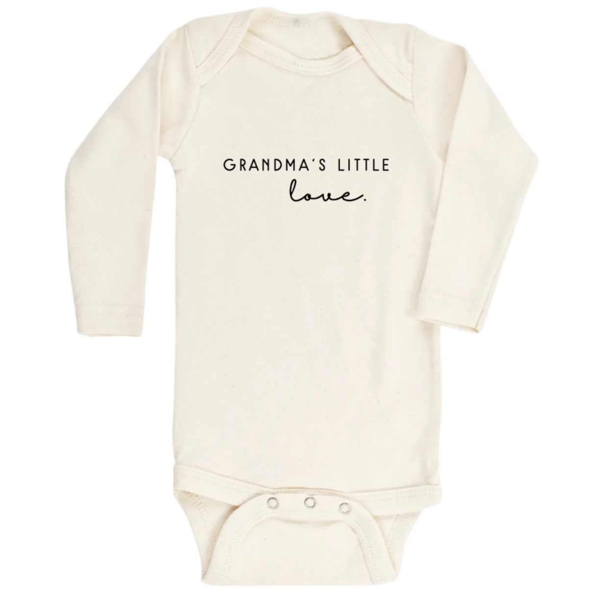 Grandma's Little Love - Long Sleeve Organic Bodysuit - HoneyBug