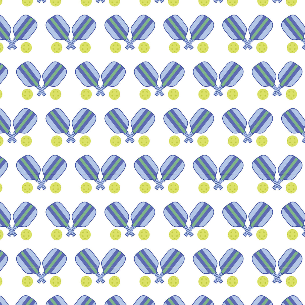 Alyssa Women's Pajama Short Set - Pickleball Blue - HoneyBug