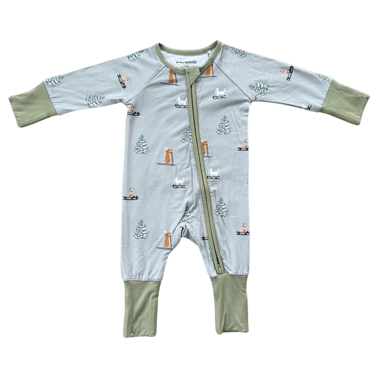 Long Sleeve Zip Romper