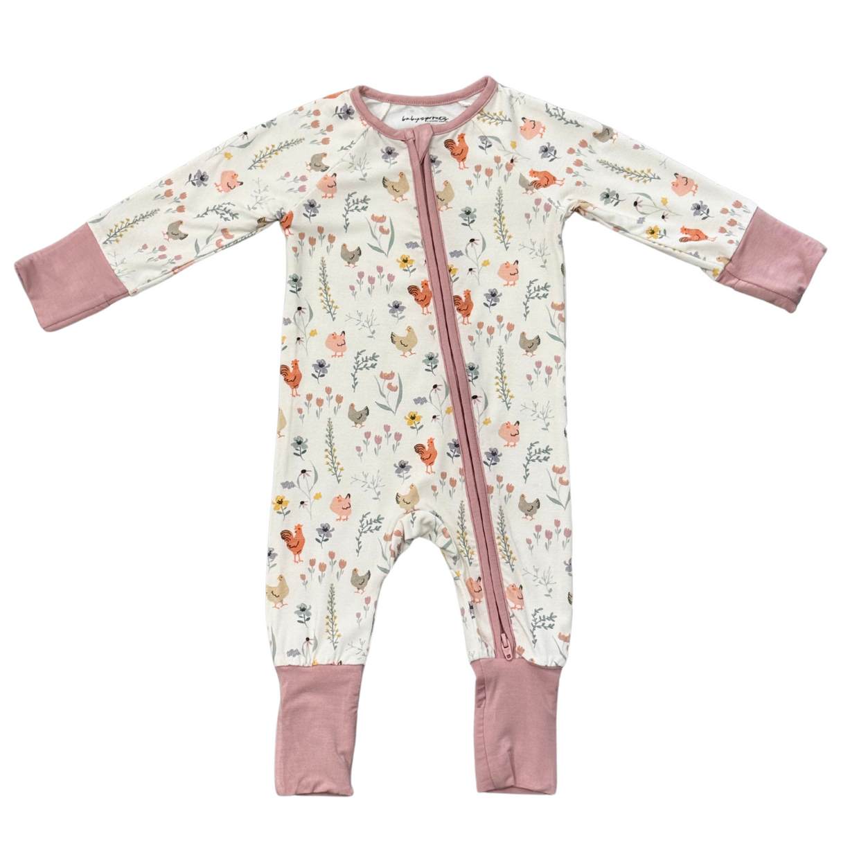 Long Sleeve Zip Romper