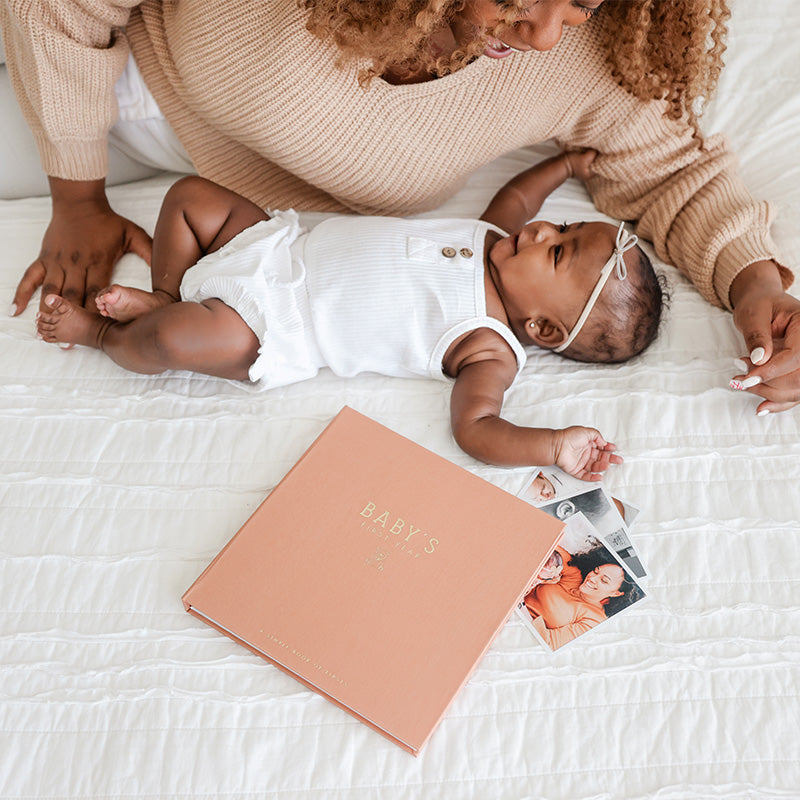 Teddy Bears' Picnic Luxury Memory Baby Book - HoneyBug