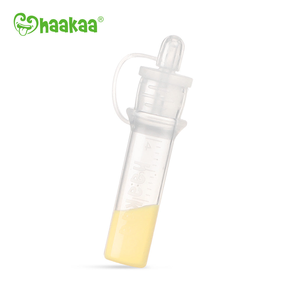 Haakaa Silicone Colostrum Collector Set 4 ml, 6 PK (Pre-Sterilized) - HoneyBug