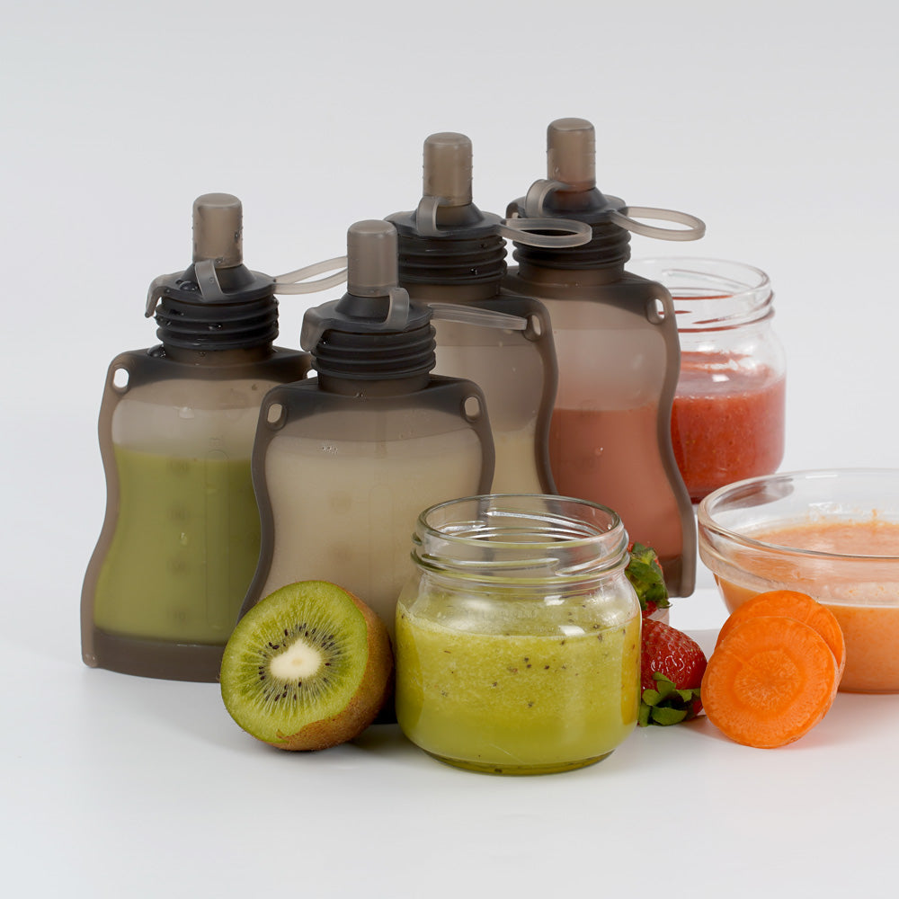 Haakaa Silicone Yummy Pouch 4.5 oz - HoneyBug