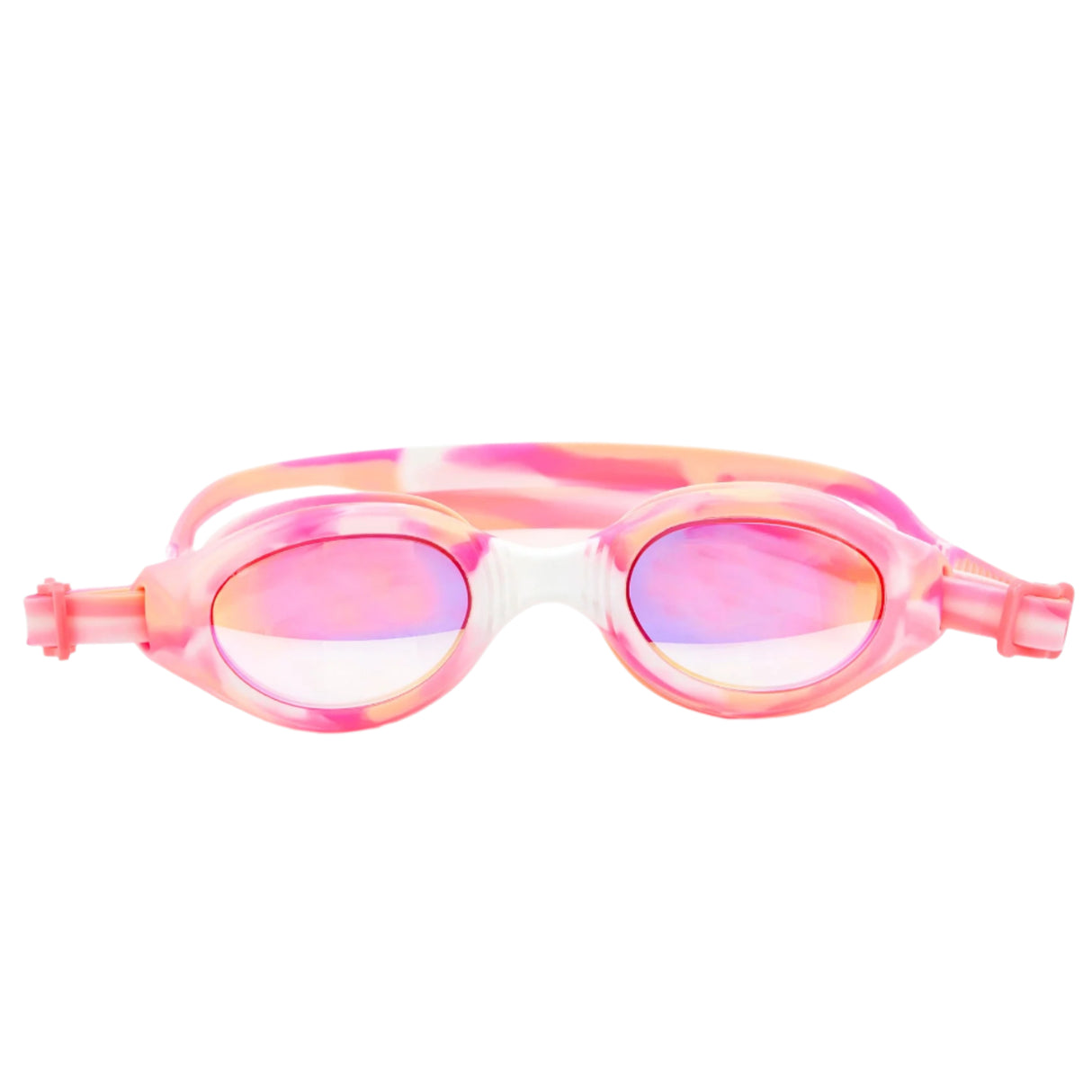 Orange Cream Taffy Girl Kids' Swim Goggles - HoneyBug