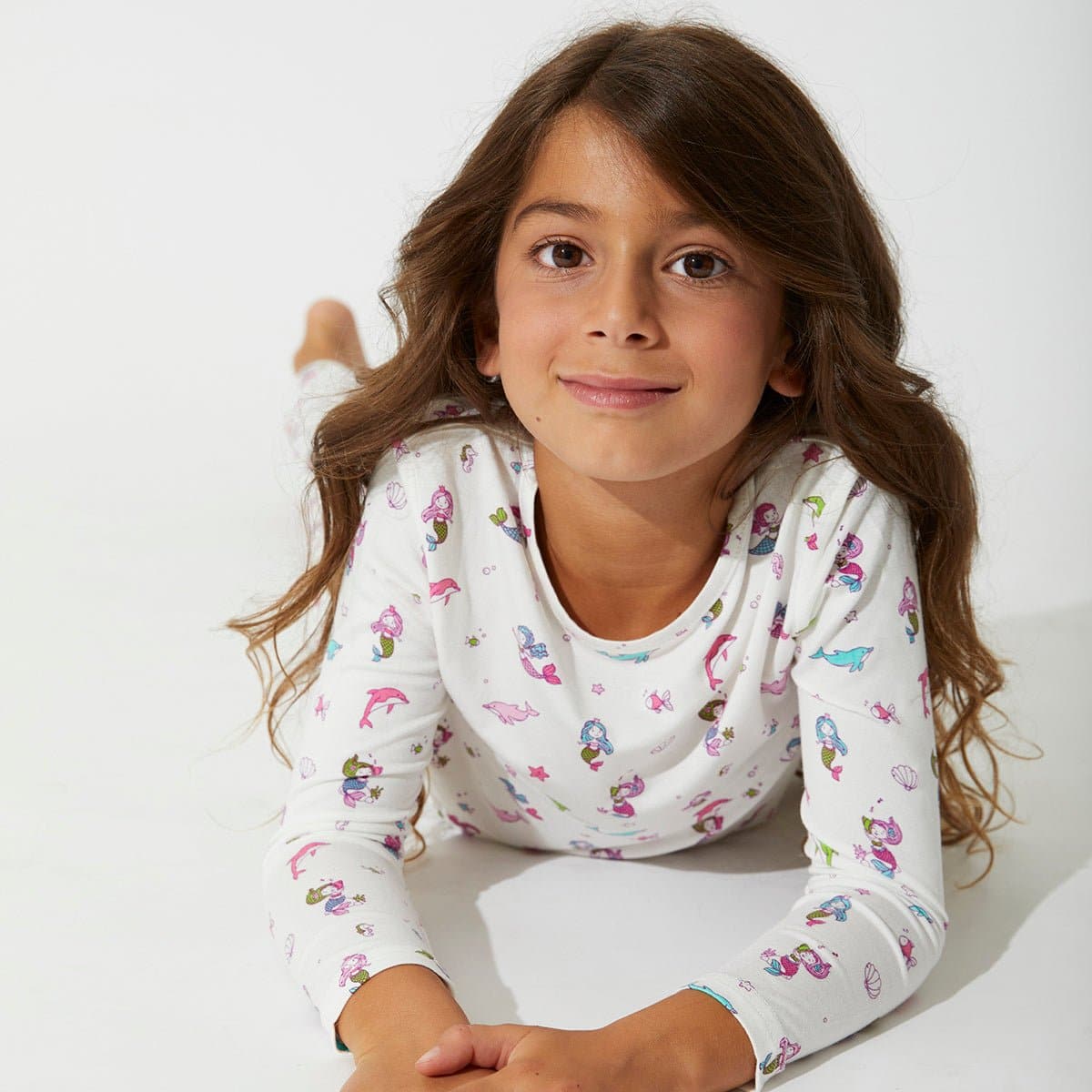 Mermaid Bamboo Kids Pajamas - HoneyBug