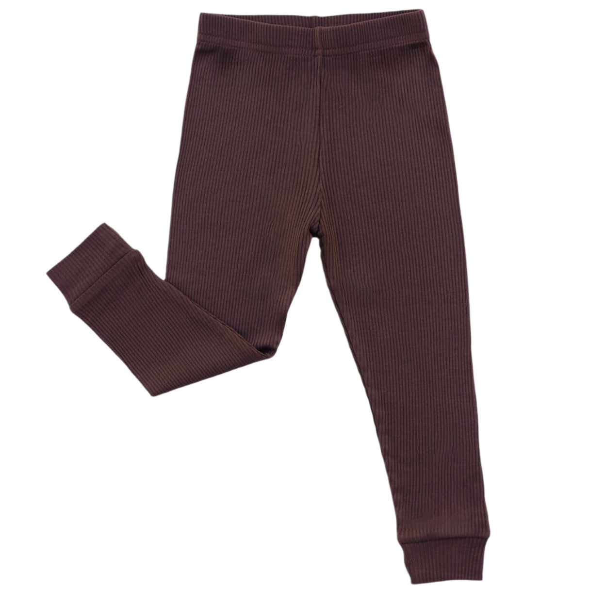 BAMBOO RIB LEGGINGS- Black Cherry - HoneyBug