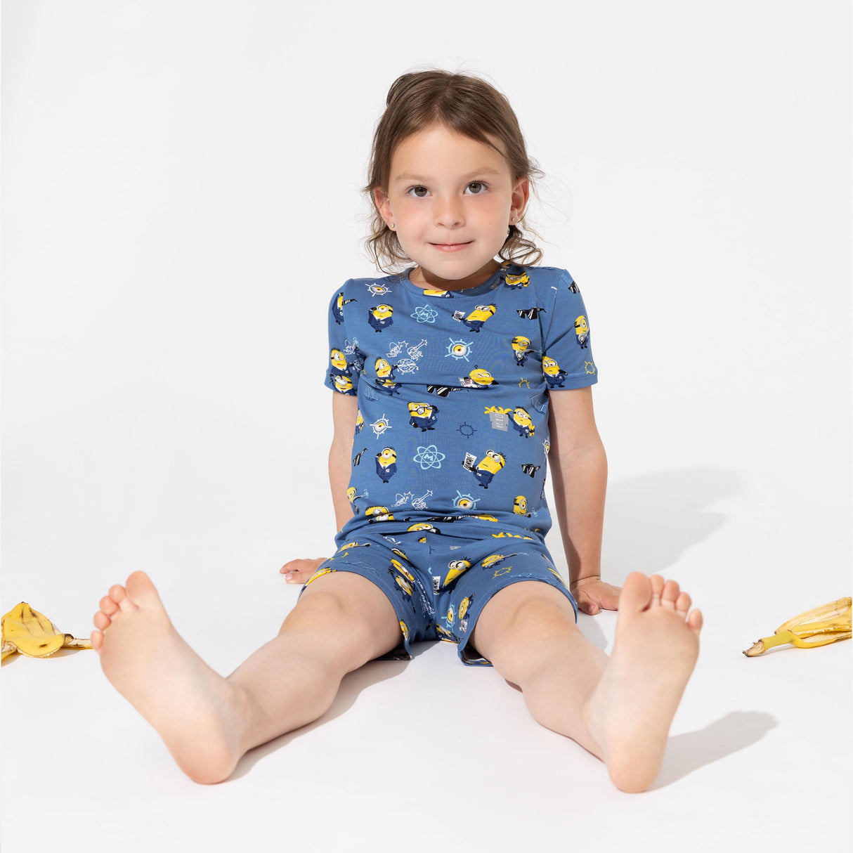 Despicable Me 4: Minions Anti-Villain League Bamboo Kids Pajama Short Set - HoneyBug