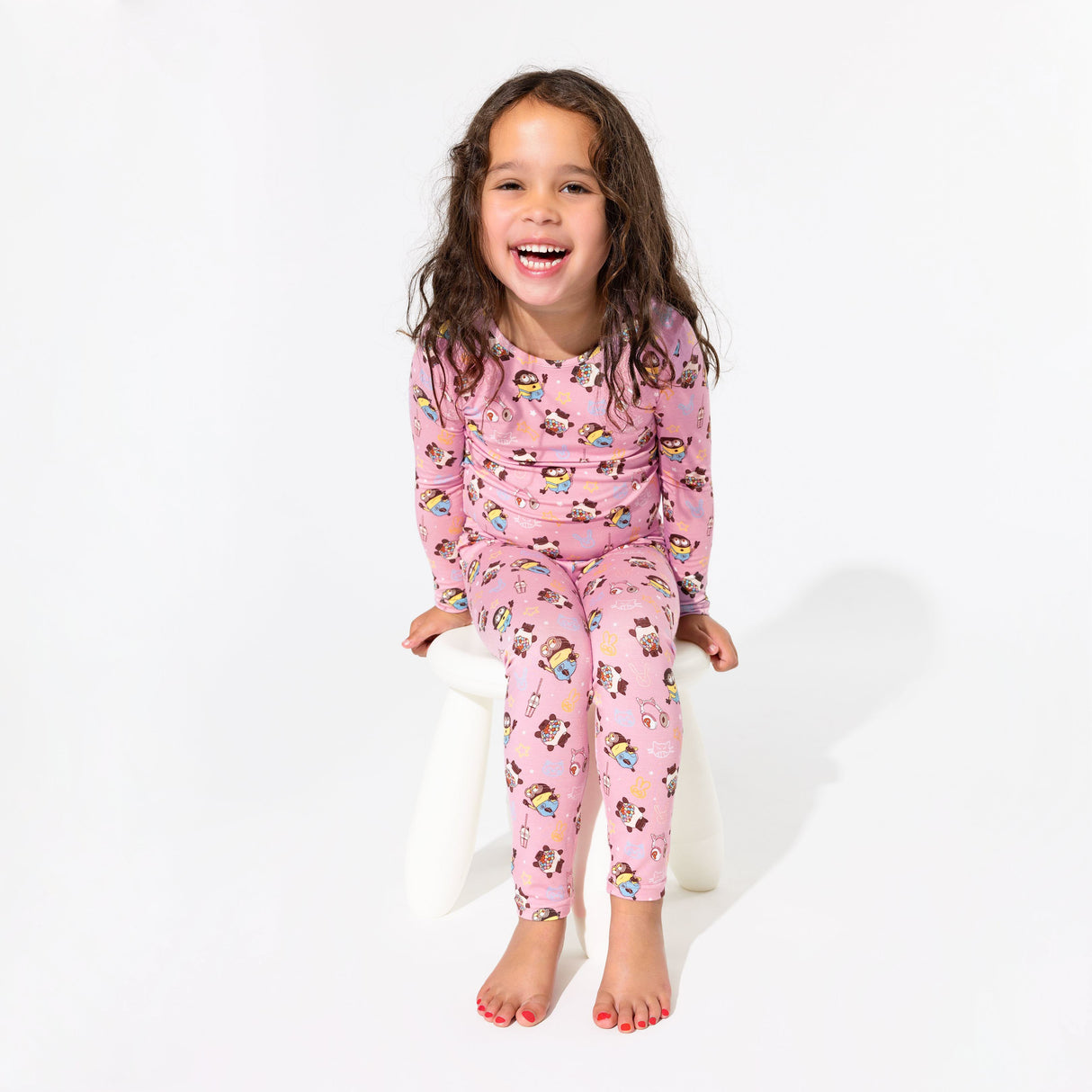 Despicable Me 4: Minions Always Popping Bamboo Kids Pajamas - HoneyBug