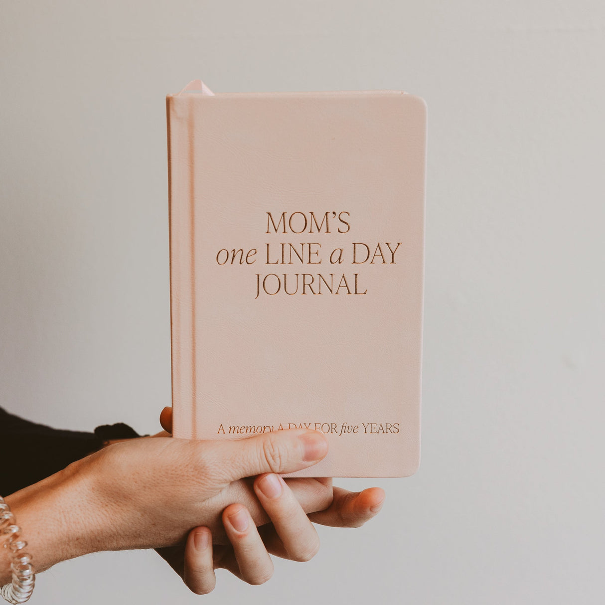 Mom's One Line A Day Leather Journal - HoneyBug