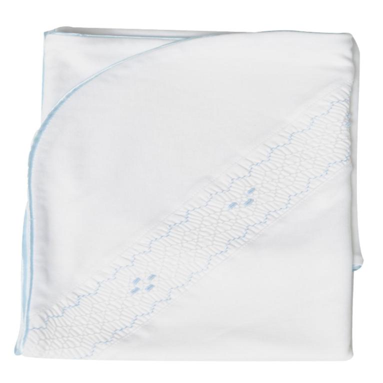 Nella Smocked Boy Blanket - HoneyBug