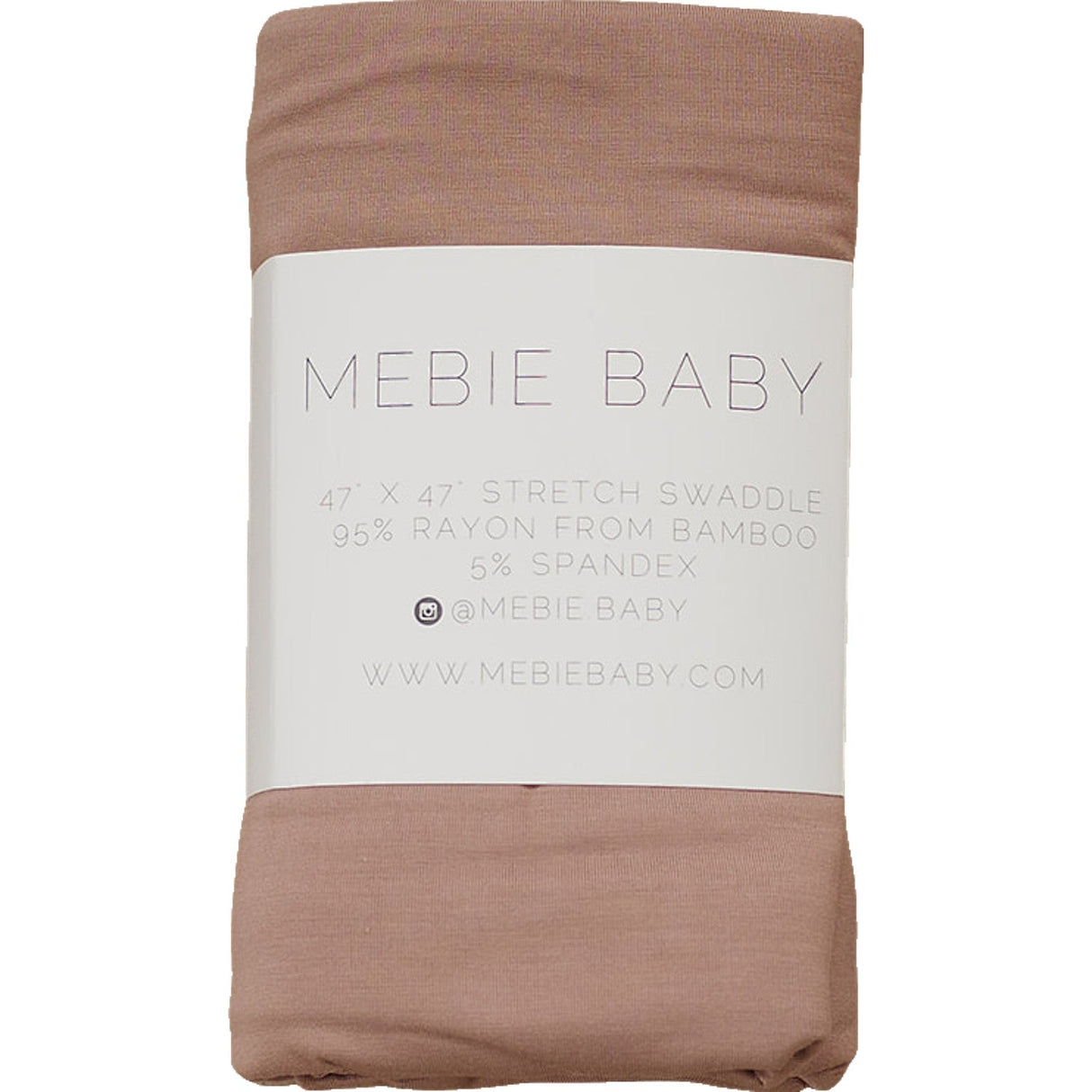 Dusty Rose Bamboo Stretch Swaddle - HoneyBug