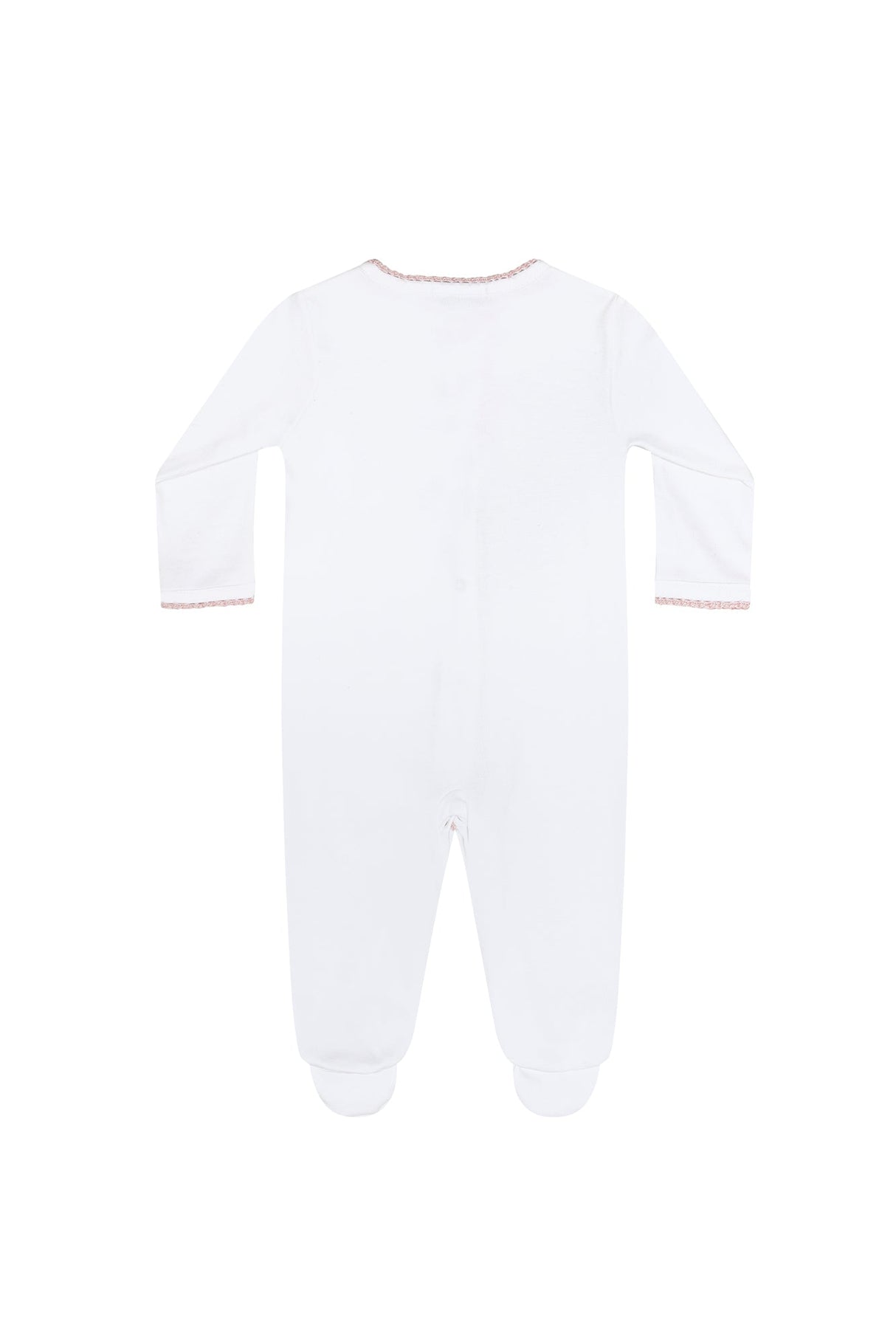 Pink Crochet Footie - HoneyBug