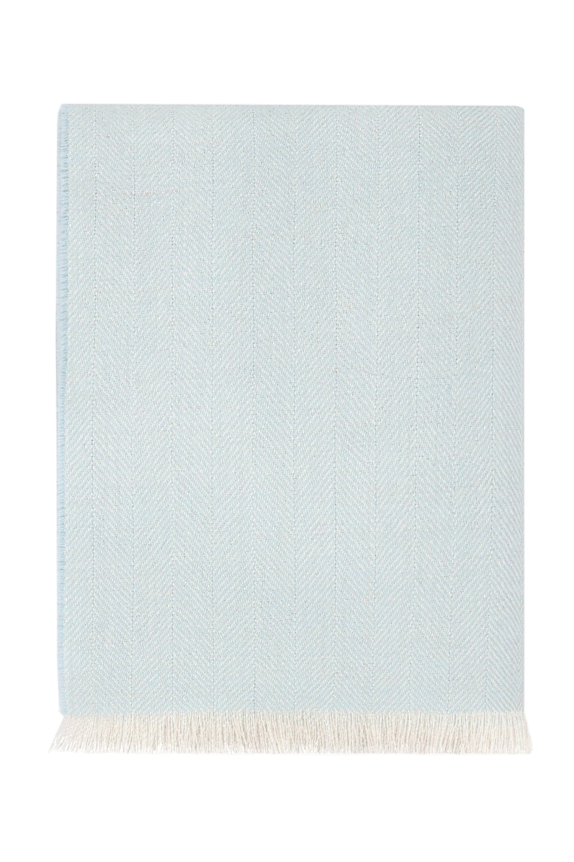 Herringbone Baby Alpaca Woven Blanket - HoneyBug