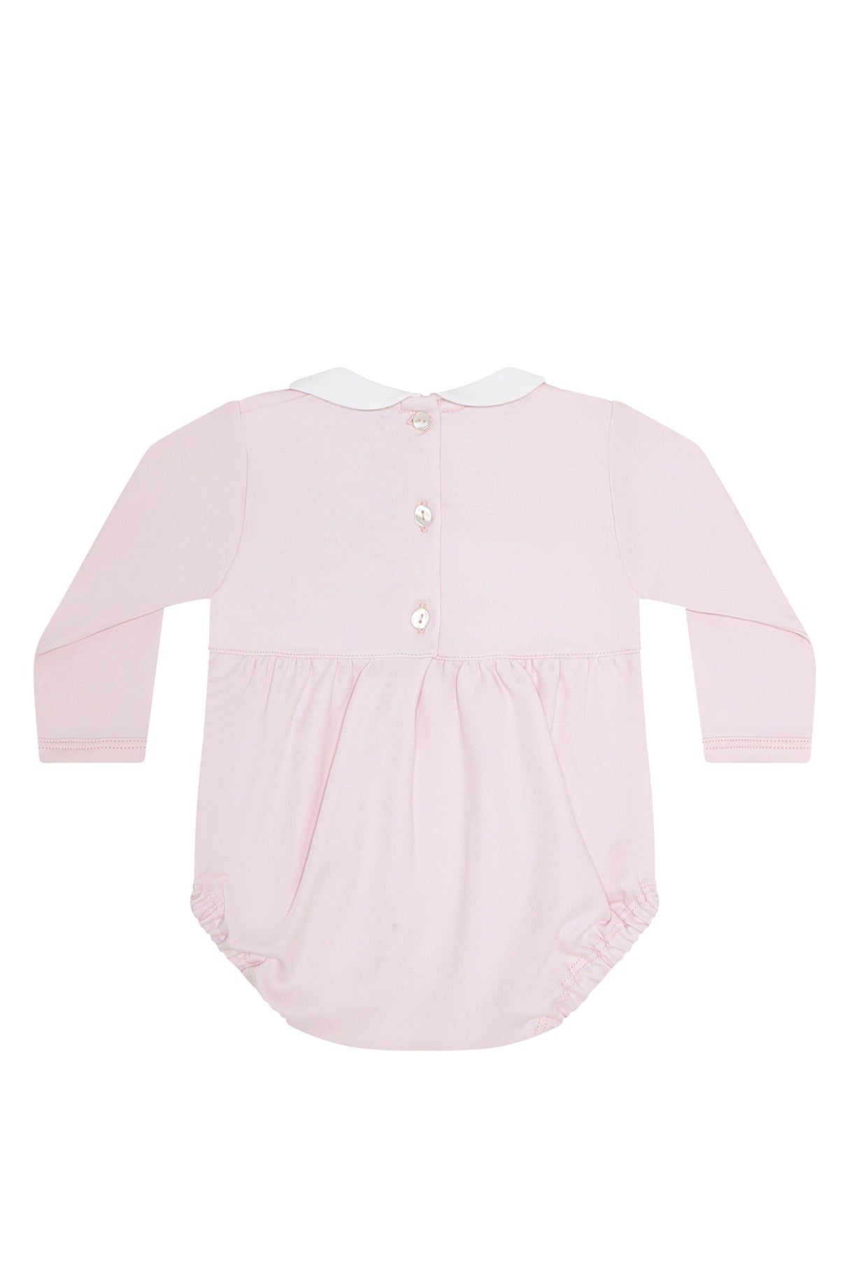 Charming Bows Embroidery Bubble LS - HoneyBug