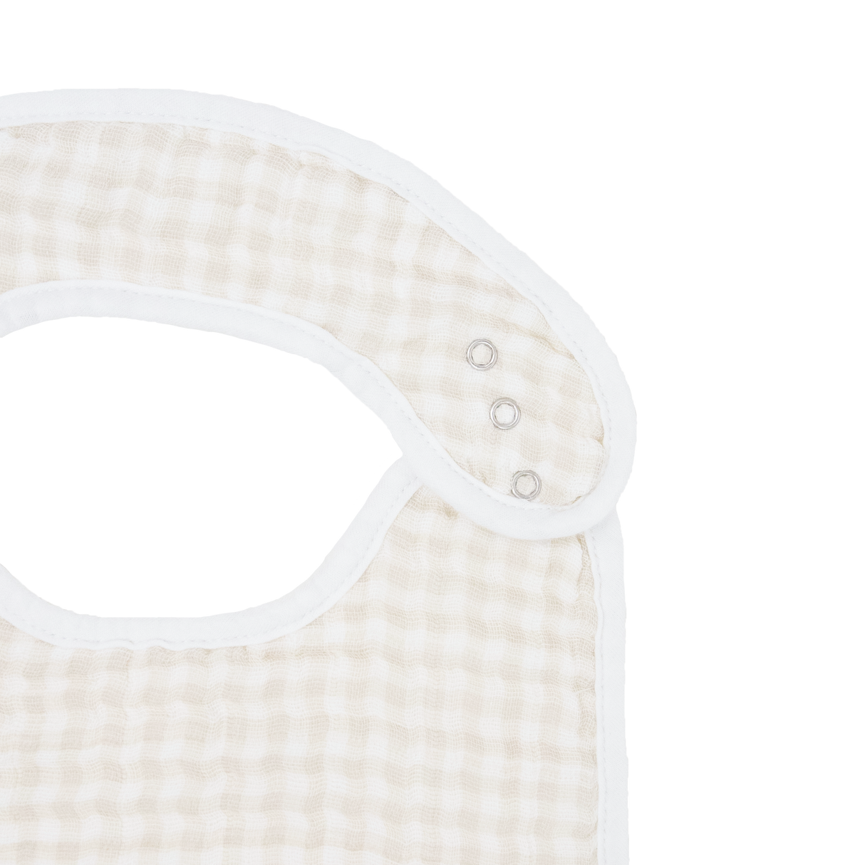 Cotton Muslin Classic Bib 3 Pack - Georgia Peach - HoneyBug