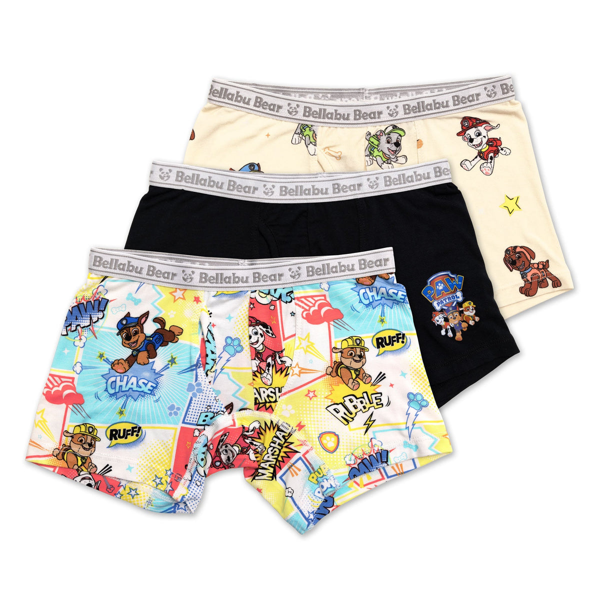 PAW Patrol Bamboo Boy's Boxer Brief - Classic 3-Pack - HoneyBug