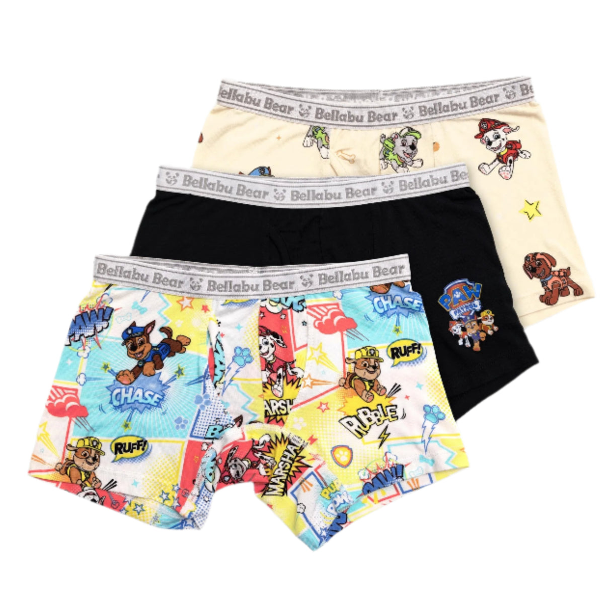 PAW Patrol Bamboo Boy's Boxer Brief - Classic 3-Pack - HoneyBug