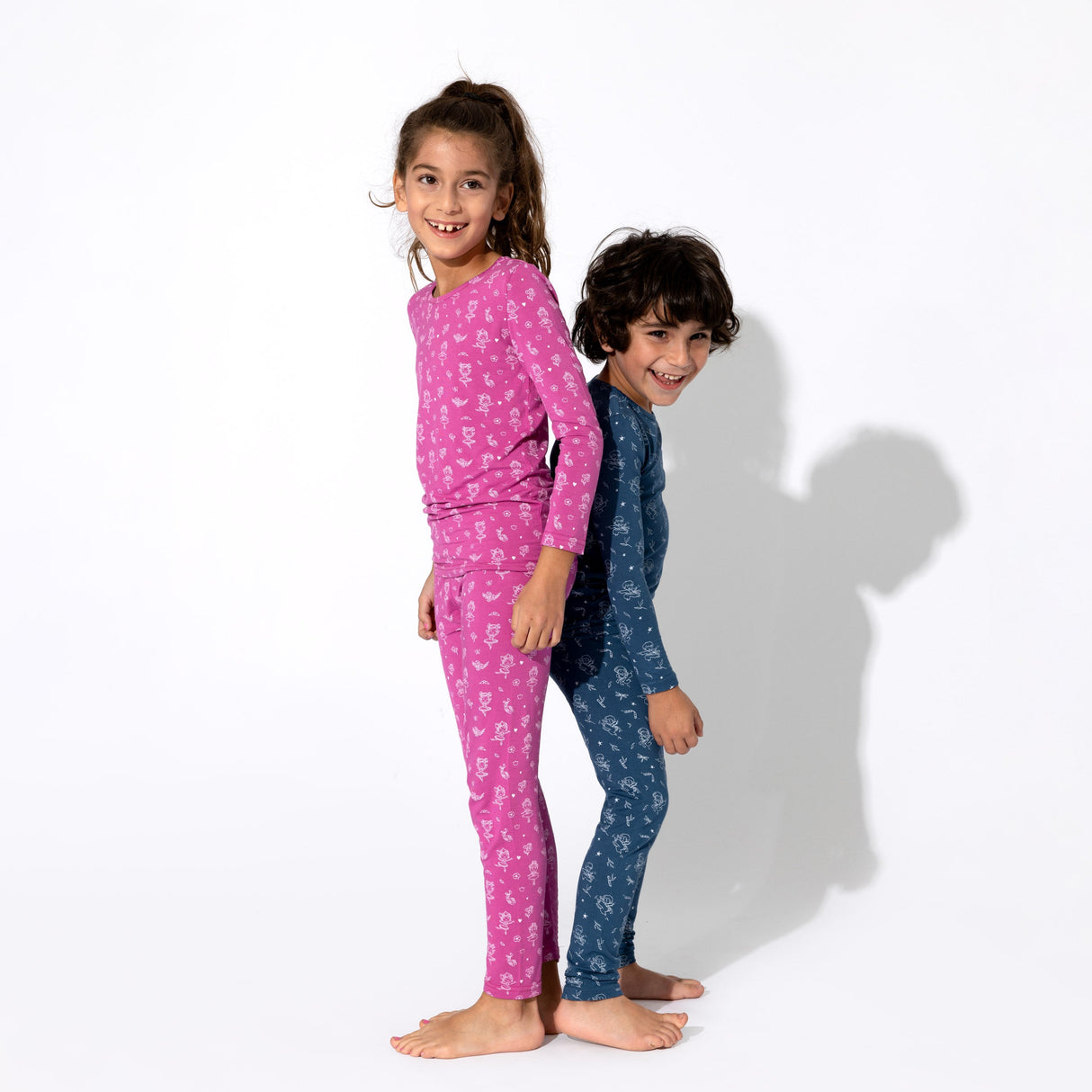 Ninja Bamboo Kids Pajamas - HoneyBug