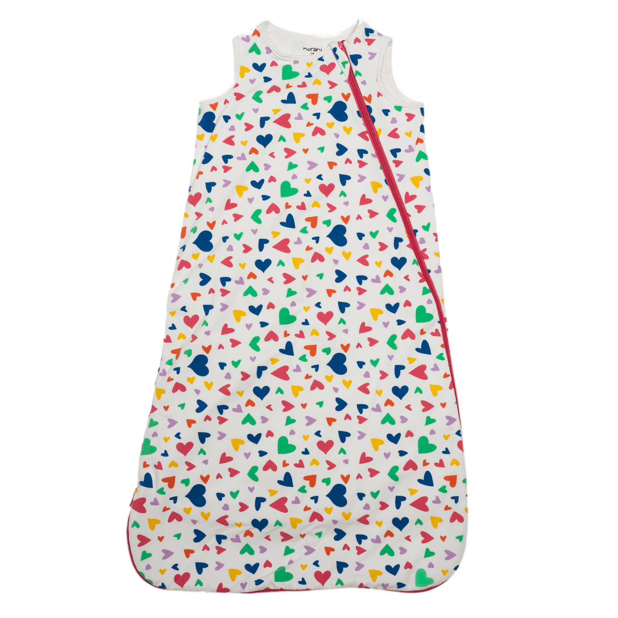 One & Done Sleep Sack - Colorful Hearts