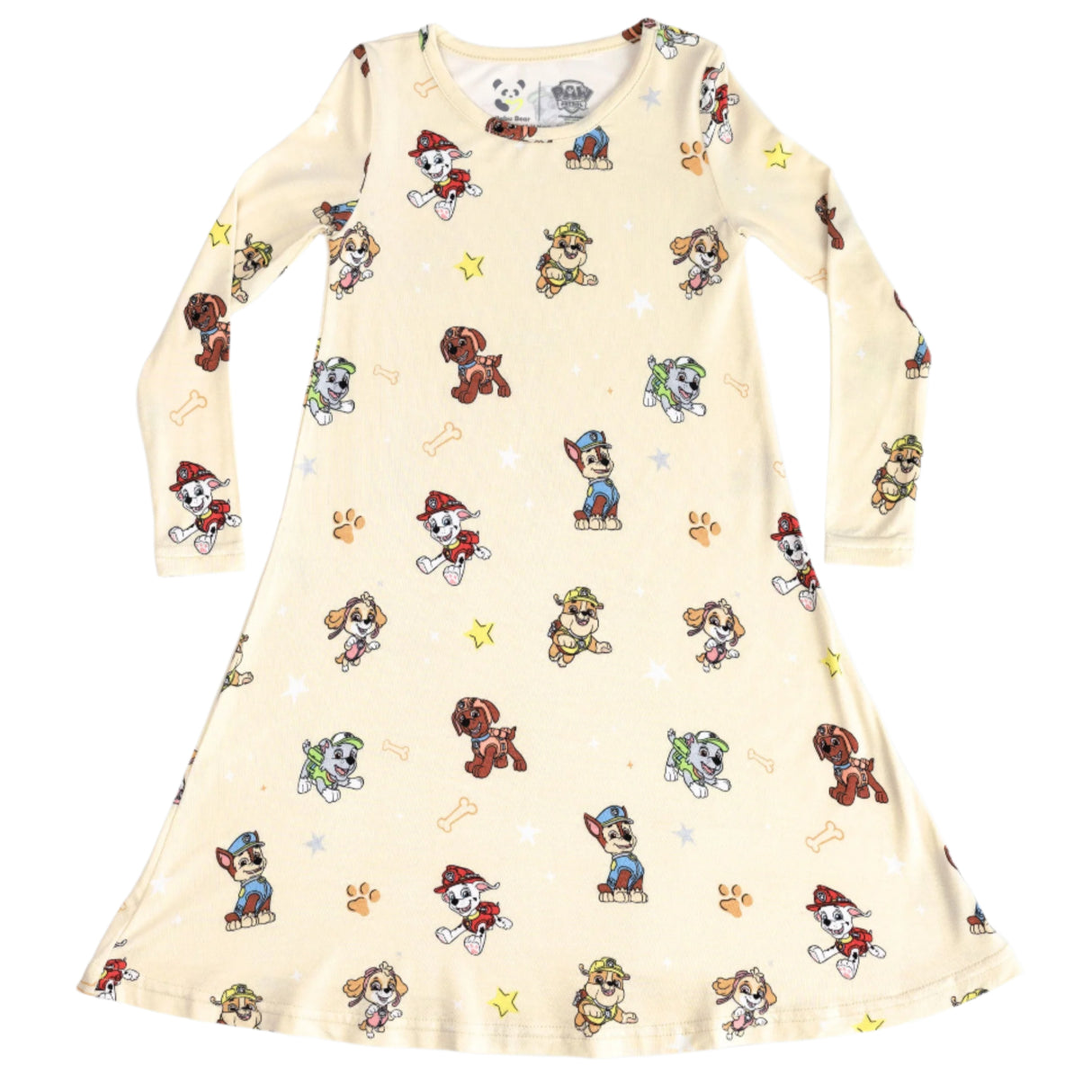 PAW Patrol: Classic Bamboo Girls' Long Sleeve Dress - HoneyBug