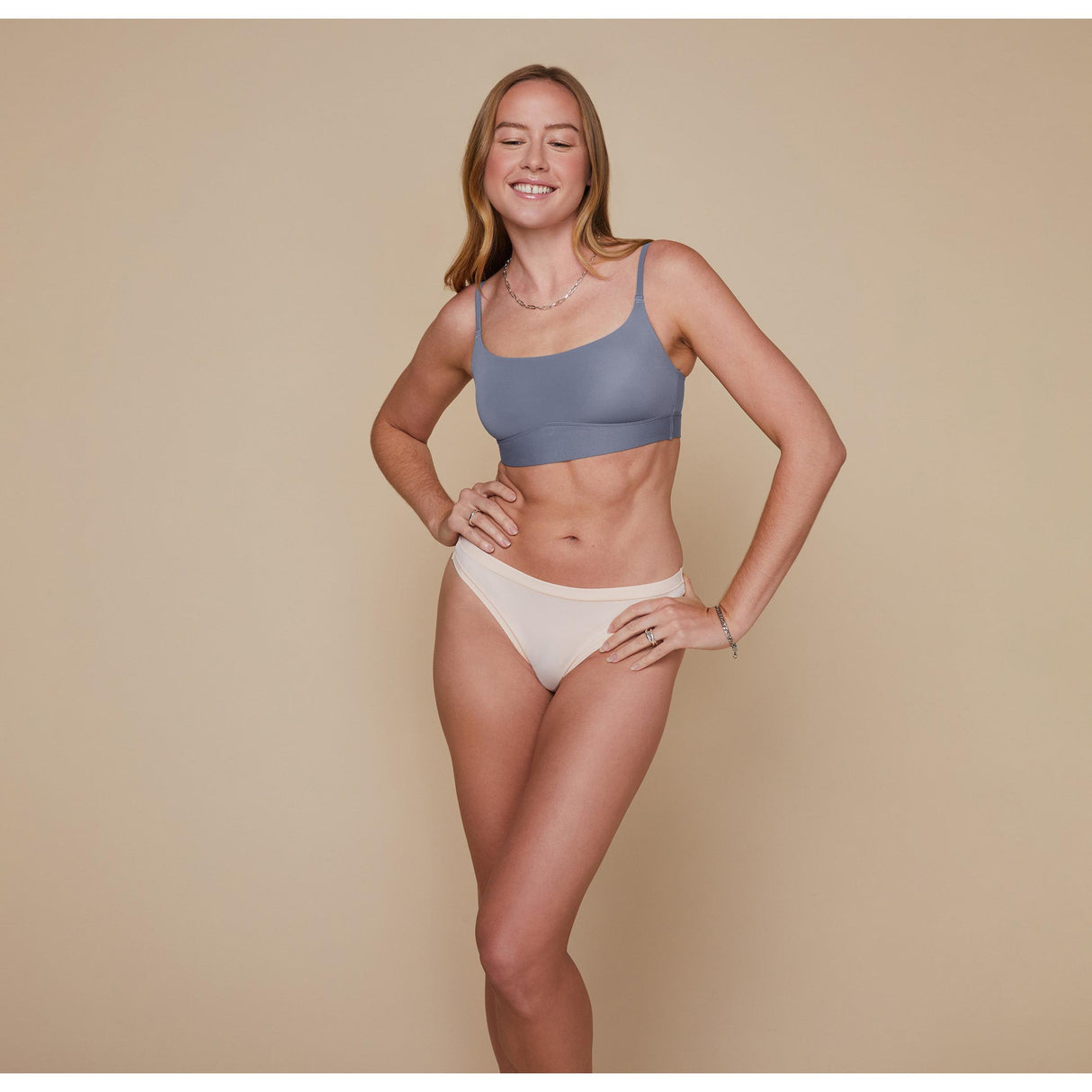 Bliss Scoop Bralette - Steel - HoneyBug