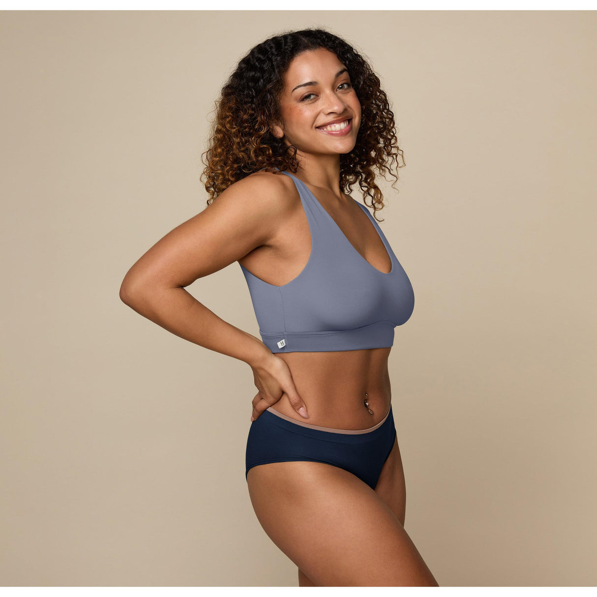 Bliss Bralette - Steel - HoneyBug