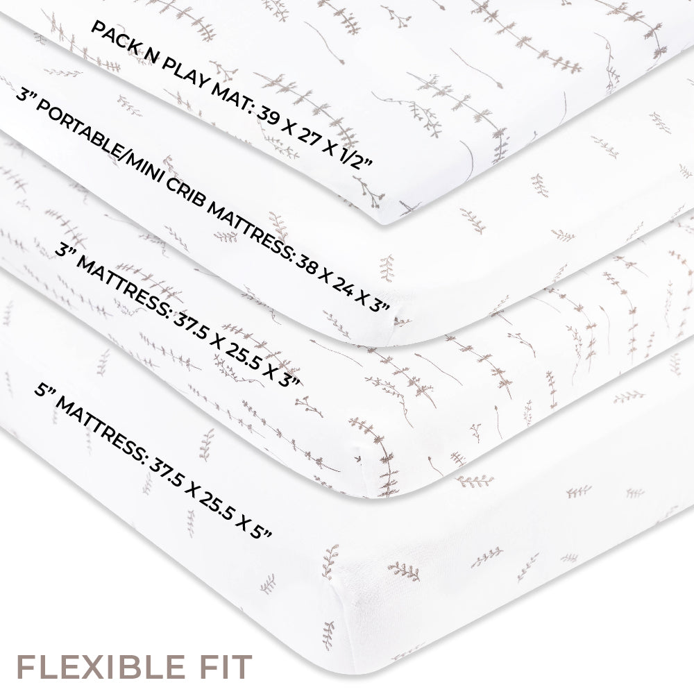 Pack N Play I Portable Crib Sheet Set - HoneyBug