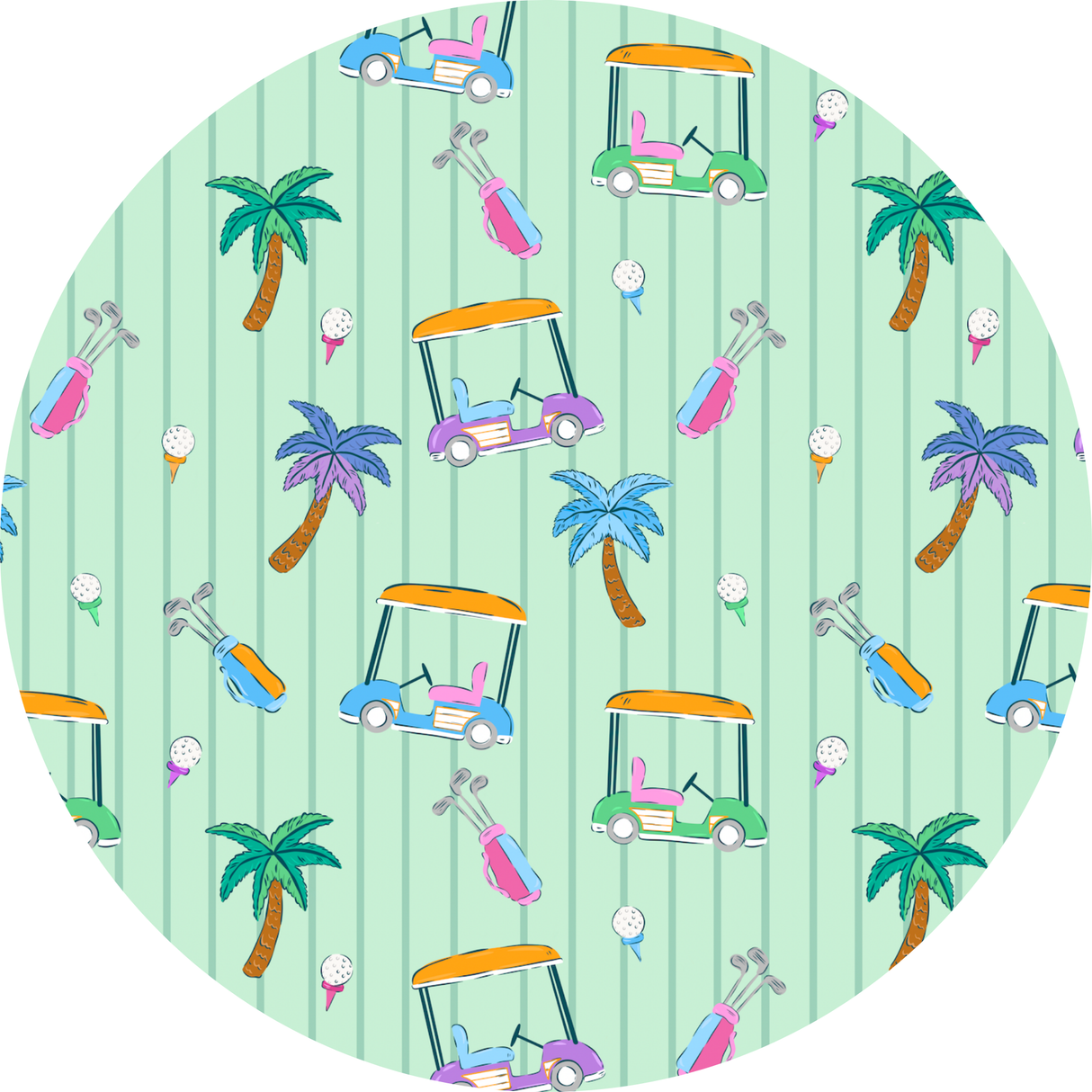 It's Fore O'Clock Somewhere Mama Luxe Lounge Set - HoneyBug