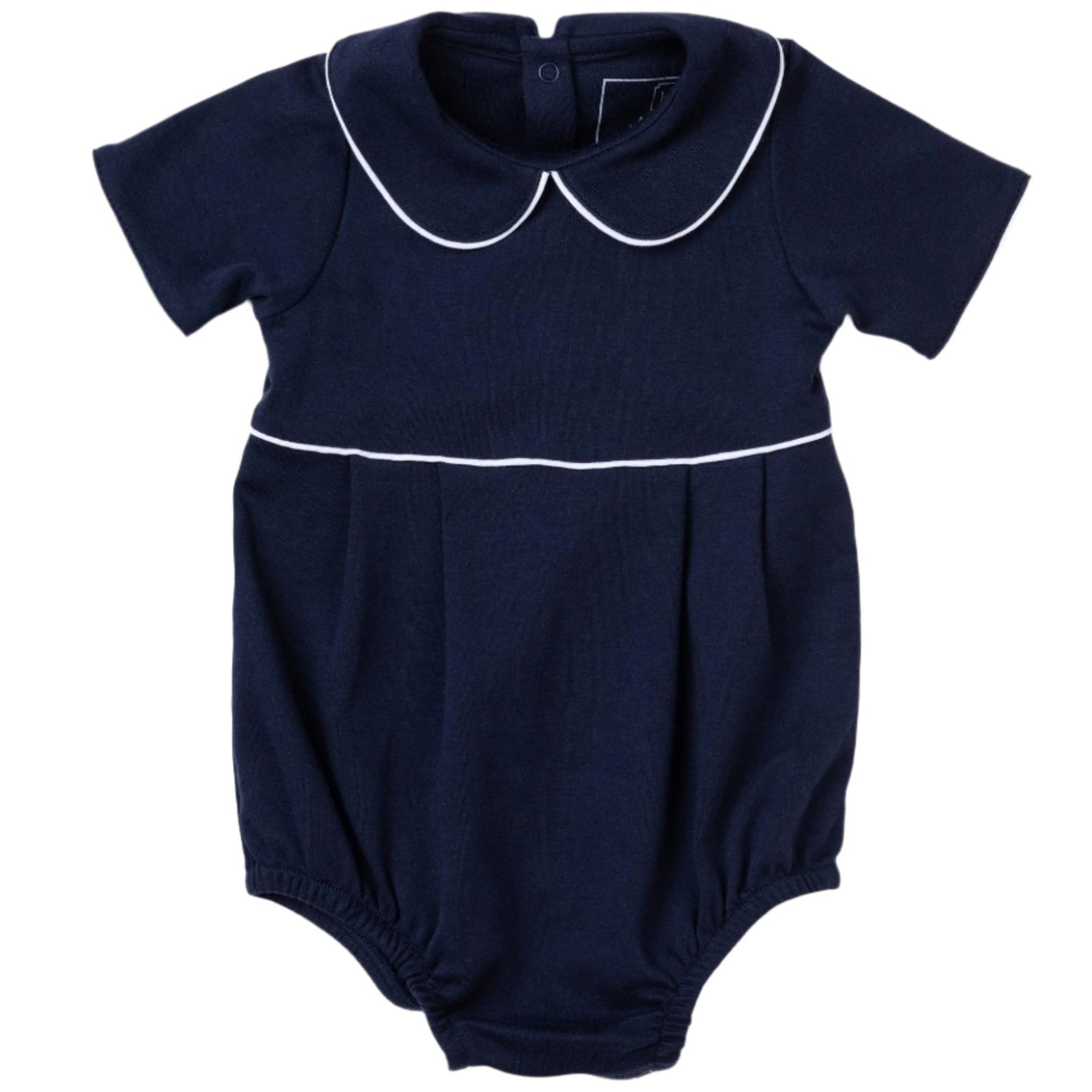 Palmer Boys' Pima Cotton Bubble - Navy - HoneyBug